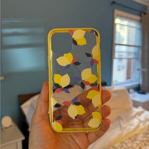 Kate Spade Yellow Lemon Print iPhone 11 Pro Phone Case